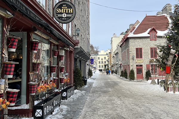 shops at Place Royale in Old Quebec