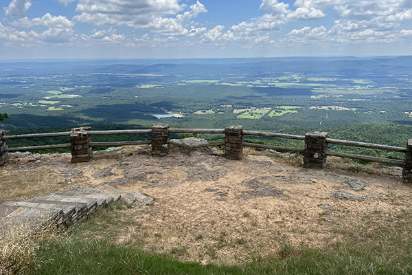 views from Mount Magazine State Park, Arkansas