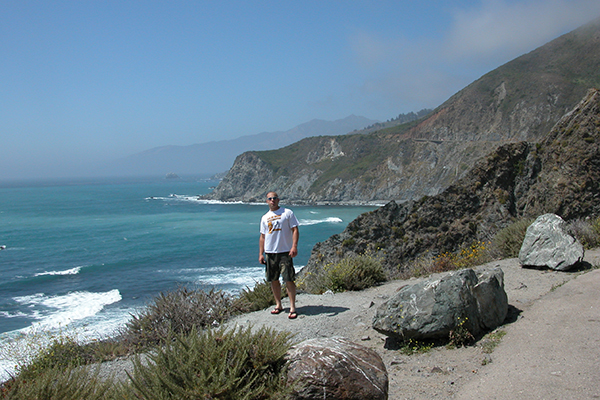 views along the southern California coastline