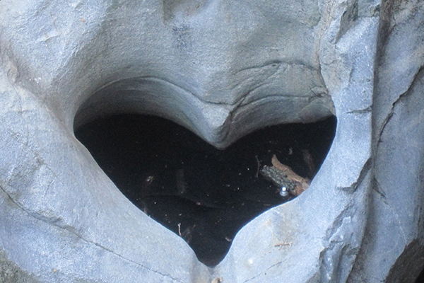 Heart Rock in San Bernardino National Forest, California