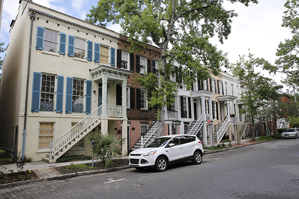 historic buildings in Savannah, Georgia