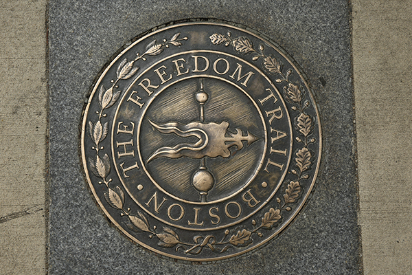 Freedom Trail in Boston, Massachusetts
