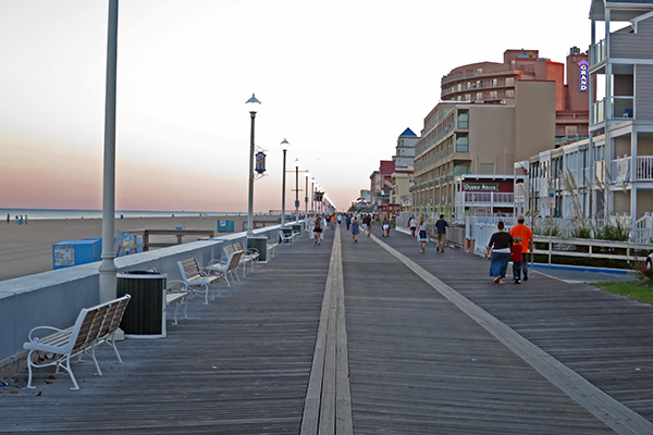 Ocean City boardwalk, Maryland