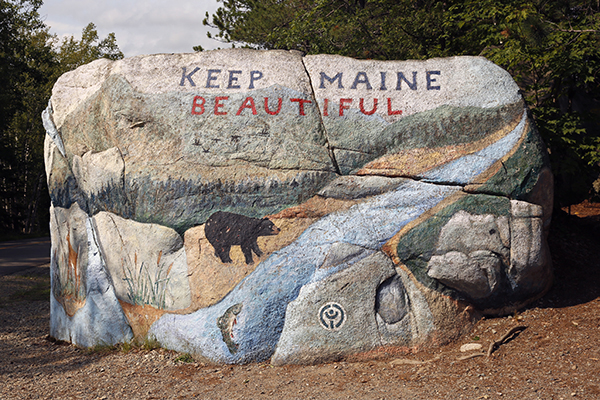 Pockwockamus Rock in Millinocket, Maine