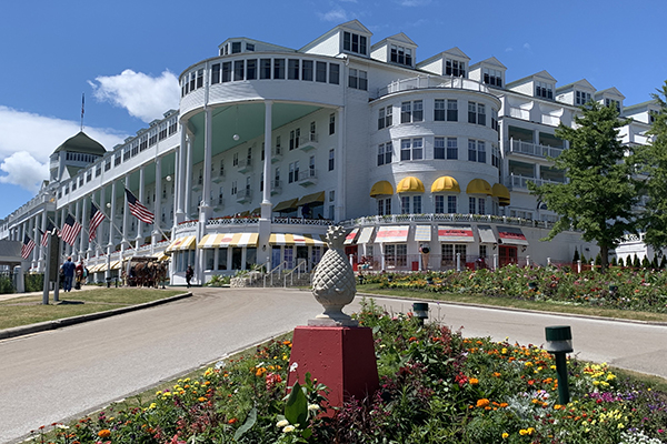 the Grand Hotel of Mackinac Island, Michigan