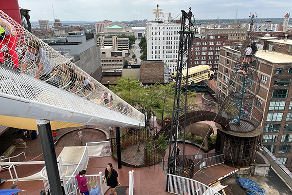 top of the City Museum in St. Louis, Missouri