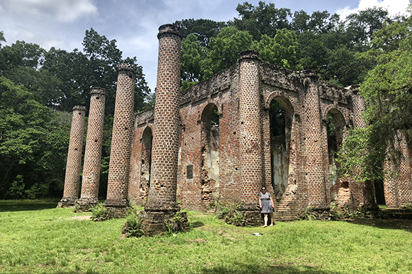 Old Sheldon Church Ruins in Yemassee, South Carolina
