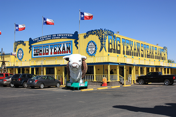 Big Texan Steak Ranch in Amarillo, Texas