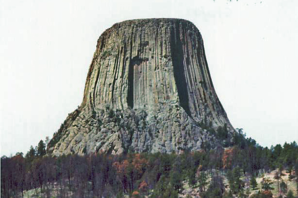Devils Tower National Monument in eastern Wyoming