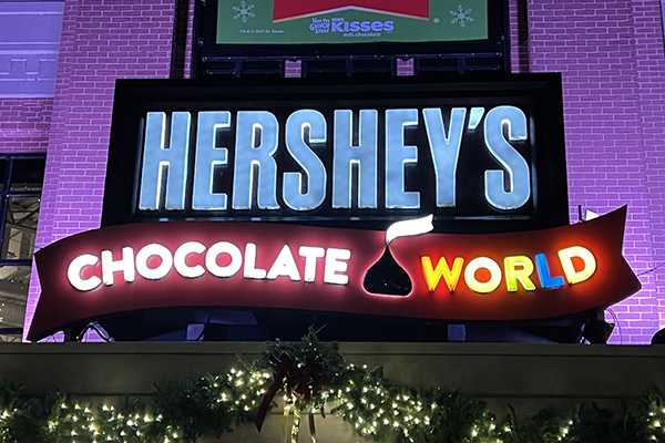 Hershey's Chocolate World beside Hersherypark, Pennsylvania