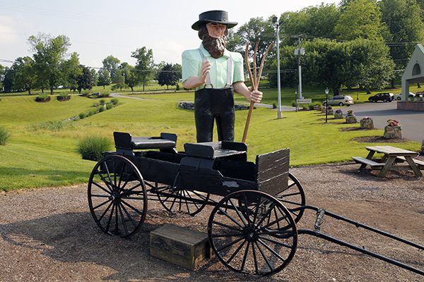 Amish statue