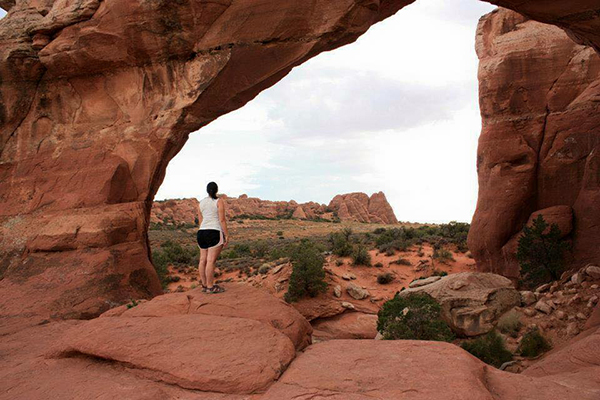 Broken Arch, Arches National Park, Utah