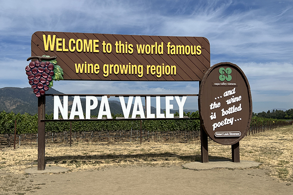 Napa Valley sign