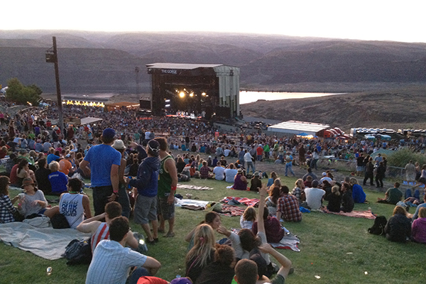 Gorge Amphitheater in Quincy, Washington