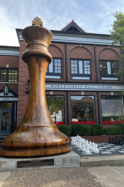 World's Largest Chess Piece (St. Louis)