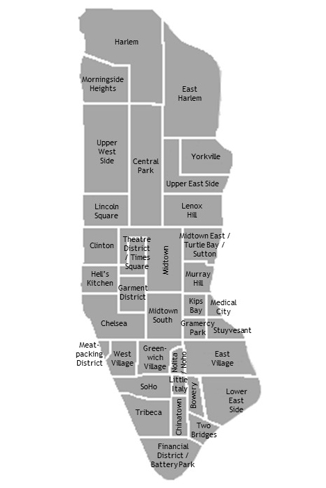 manhattan map