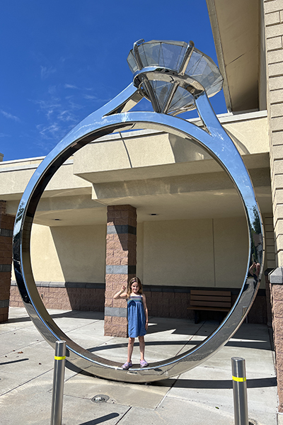 World's Largest Engagement Ring in Timonium, Maryland