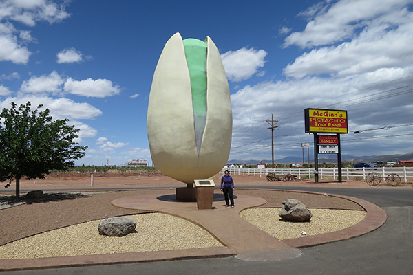 World's Largest Pistachio in Alamogordo, New Mexico