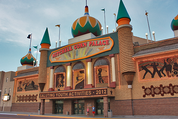 The Mitchell Corn Palace in Mitchell, South Dakota