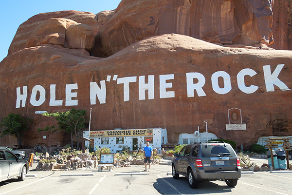 Hole N" The Rock south of Moab, Utah