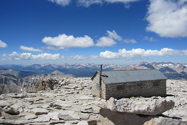 the summit of Mt. Whitney, California