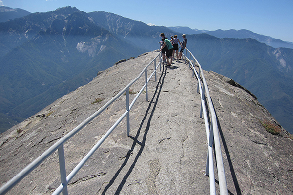 Moro Rock in Sequoia National Park, California