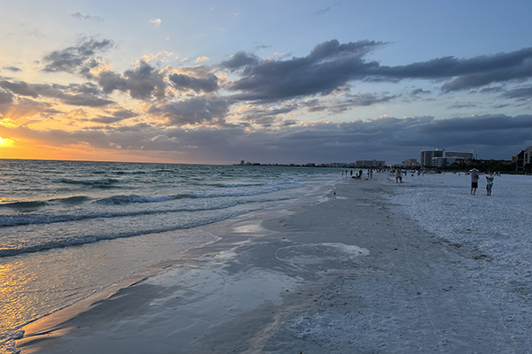 Siesta Key beach in Sarasota, Florida