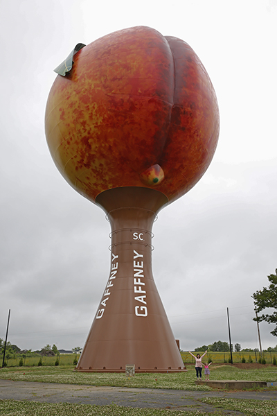 Peachoid in Gaffney, Georgia