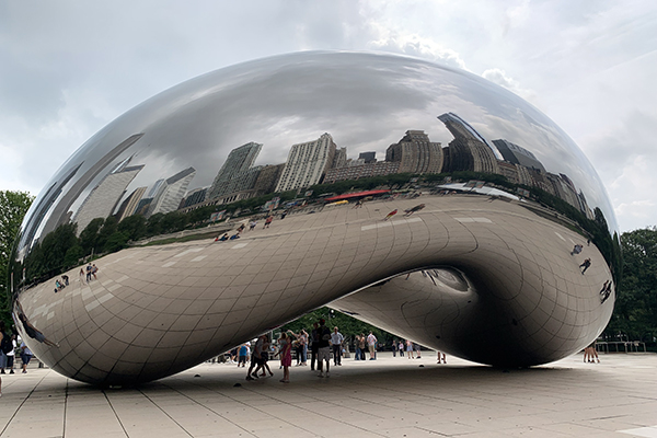 the Bean in Chicago, Illinois
