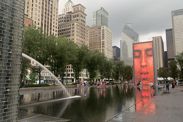 Millennium Park in downtown Chicago, Illinois