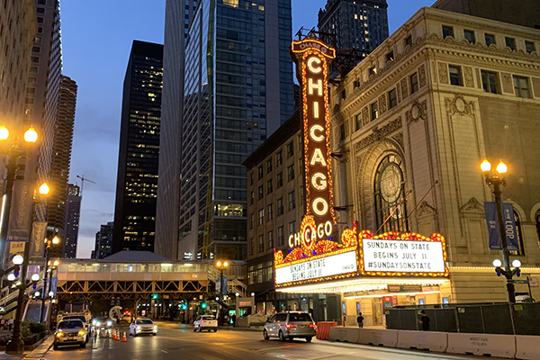 downtown Chicago, Illinois