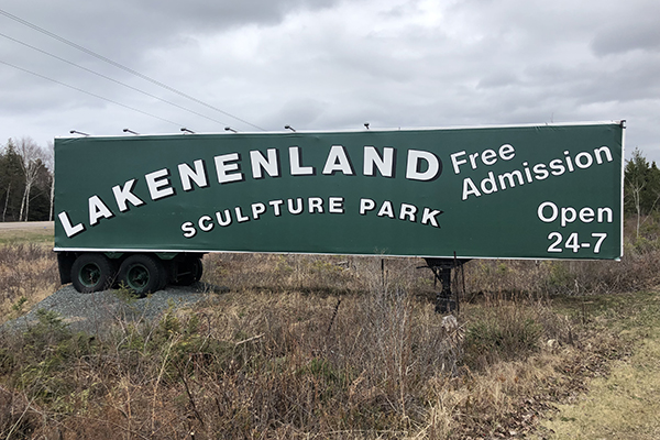 Lakenenland Sculpture Park in Marquette , Michigan