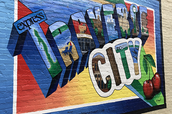 Traverse City mural, Michigan
