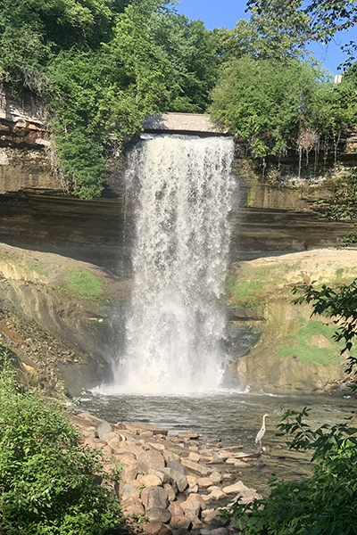 Minnehaha Falls in Minneapolis, Minnesota