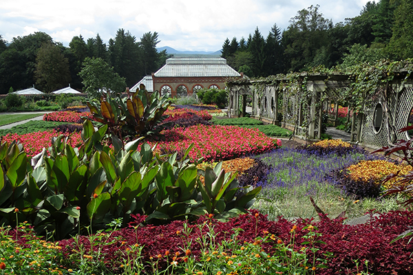 Biltmore Estate Gardens in Asheville, North Carolina