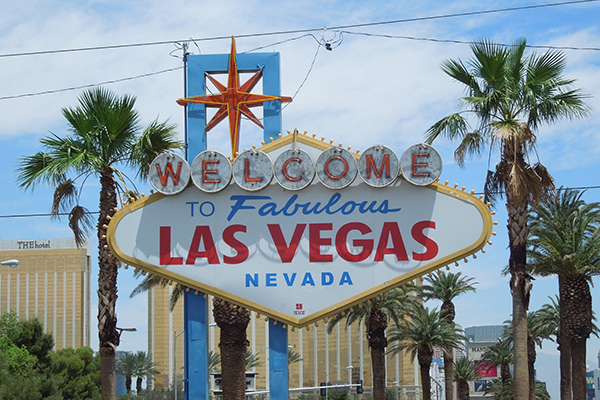 Las Vegas welcome sign