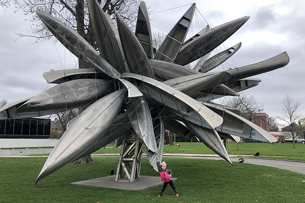 canoe art in Buffalo, New York