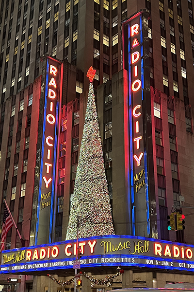 Radio City Music Hall in NYC