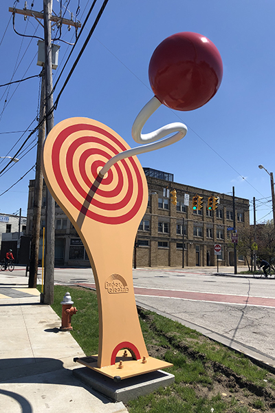 Giant Paddle Ball in Cleveland Ohio