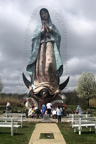 USA's Tallest Our Lady of Guadalupe statue in Windsor, Ohio