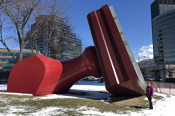 World's Largest Stamp in Cleveland, Ohio