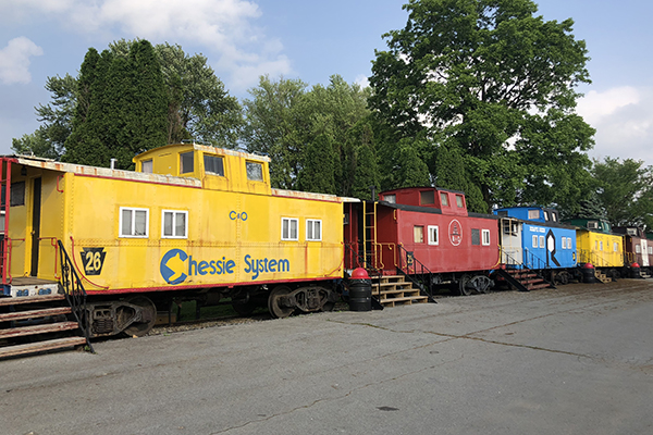 Red Caboose Motel in Ronks, Pennsylvania