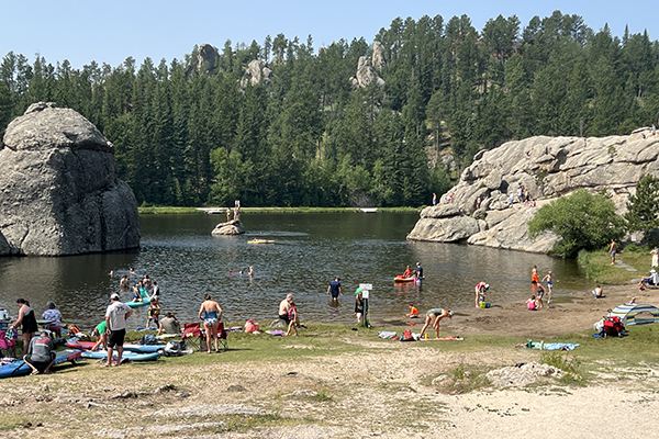 Sylvan Lake in Custer State Park, South Dakota