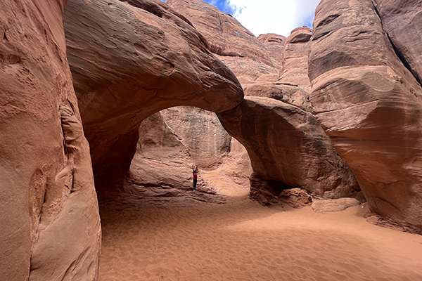 Sand Dune Arch, Arches National Park Sand Dune Arch, Arches National Park