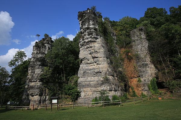 Natural Chimneys Park in Mt. Solon, Virginia
