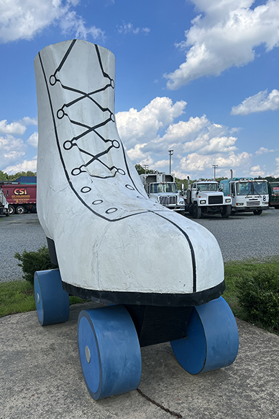 Giant Roller Skate in Bealeton, Virginia