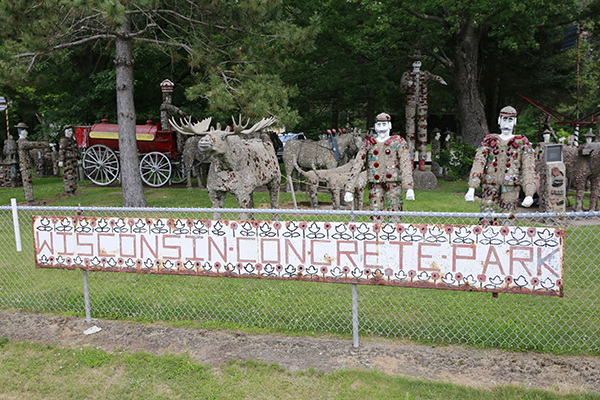 Wisconsin Concrete Park in Phillips, Wisconsin