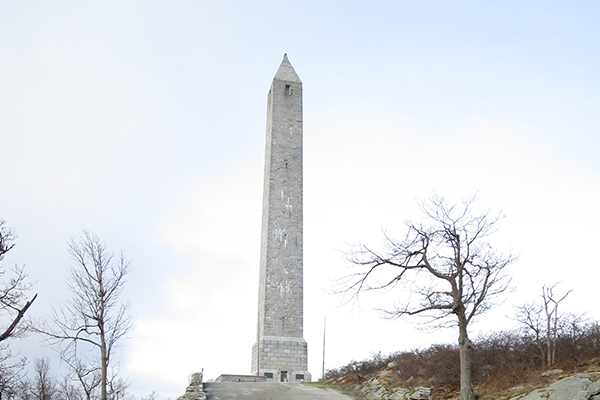 monument at the top of High Point State Park, New Jersey